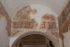 Lower cloister walk, testera mural fragments