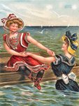 Victorian Beach Scene 4