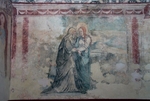 Lower cloister walk, N wall mural