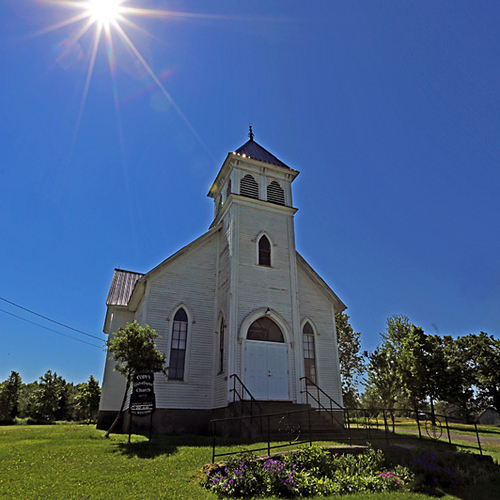 Codys United Baptist Church is located along Rr 1 in Codys, Queens County, New Brunswick.