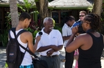The Governor General, Sir Frederick Ballantyne supports the youngsters