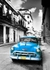 Blue Car - Havana - Cuba