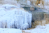 Icicles at Mammoth Hot Springs, Yellowstone National Park