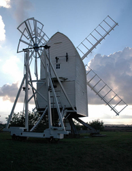 Gt. Chishill post mill, Cambs