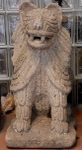 Church storage, stone carving, lion