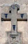 Façade relief, cross