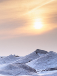 Ice Volcanoes at dawn--Long Point