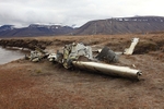 WWII aircraft remains in Adventdalen 8301