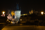 Charles Bridge at night