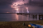 z2756 Midnight Storm from Totland Bay (closer)