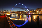 Millenium Bridge at dusk
