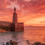 Roger Casement at Sunrise, Dun Laoghaire, Dublin - Version 2