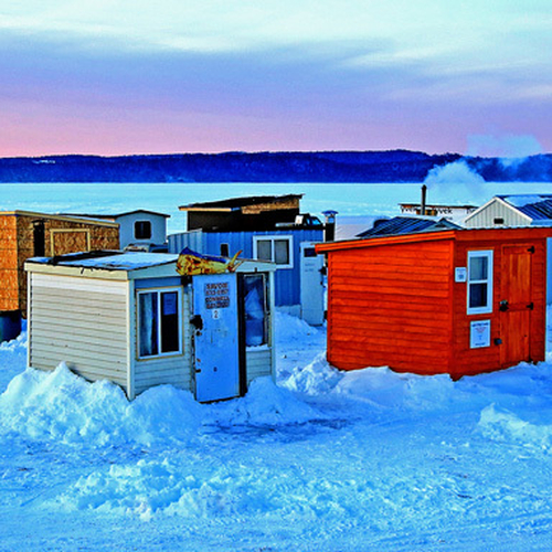 Ice fishing Shacks Canada
