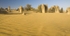 Sand blown