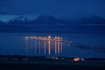 View from Skyline Drive at dusk, Homer Spit, Alaska