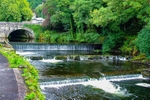 River Tavy weirs in Tavistock