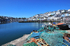 TQ173 A clear Blue sky at Brixham Harbour