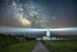 ab559 St Catherines lighthouse under the Milky Way