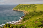 Lantic Bay from the coast path in South East Cornwall