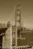 Golden Gate Bridge in Sepia