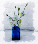 Columbines with Art frame