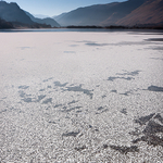 Frozen Derwent Water