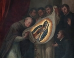 Singuilucan, Hidalgo, San Antonio, ex-refectory, chapel altar painting