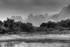 Li River banks B&W