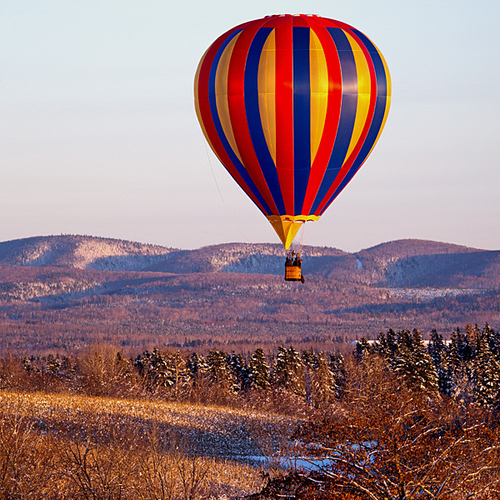 Hot air ballooning - Sussex, New Brunswick Canada.