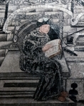 Middle tier, center figure