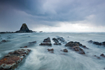 Storm over Widemouth Bay