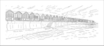 Beach Huts - Southwold