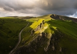 Winnats Pass and Mam Tor