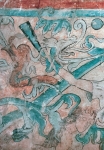 Sotocoro, E wall, North side mural, detail left3