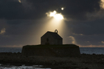 St Cwfans Church, Church in the sea, Anglesey, North Wales