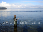 Hooked Taupo Trout!