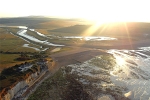 Sunrise over Cuckmere Haven