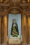 San Bartolomé, high altar, Our Lady of Solitude