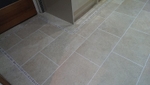 York stone with light mosaic border