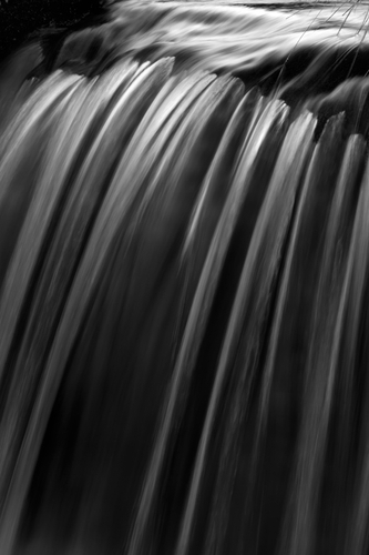 Mountain stream waterfall in mono.