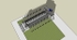 3-D View of Clerestory Register of Nave