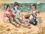 Victorian Beach Scene 17