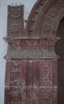 Portería, cloister portal, pilaster (left)