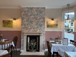 Our beautifully decorated fireplace
