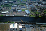 A00533B Lancefield Quay on the River Clyde Glasgow in 2004