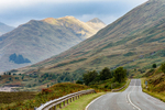 A82 by the side of Loch Cluanie (1)