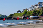 Sailing boats passing the Banjo