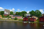 Porvoonjoki river at Porvoo, Uusimaa, Finland