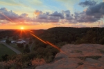 Rising Park in Lancaster Sunset