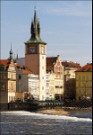 Prague across river Vltava